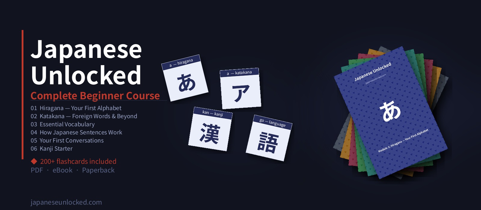 Japanese Unlocked — Complete Beginner Course